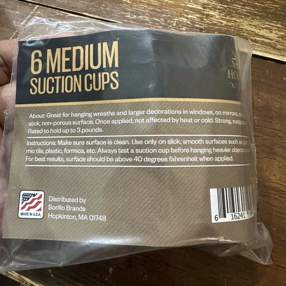 Adams Home Wall Decor Hooks - Black